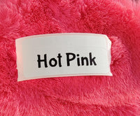 Faux Fake Fur - Hot Pink - 10"×10"
