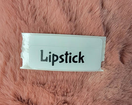 Faux Fake Fur - Lipstick - 10"×10"