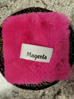 Faux Fake Fur - Magenta - 10"×10"