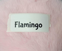 Faux Fake Fur - Flamingo - 10"×10"