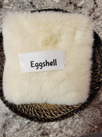 Faux Fake Fur - Eggshell - 10"×10"