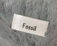 Faux Fake Fur - Fossil - 10"×10"