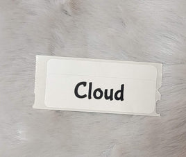 Faux Fake Fur - Cloud - 10"×10"