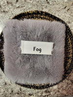 Faux Fake Fur - Fog - 10"×10"