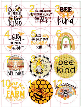 Bee 1 Cardstock Cutouts