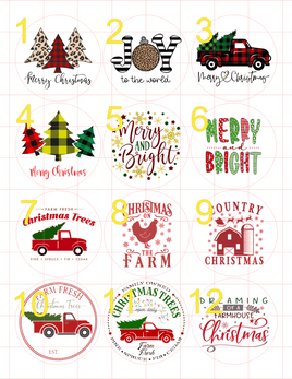 Christmas 1 Cardstock Cutouts