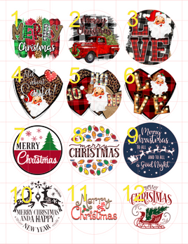 Christmas 2 Cardstock Cutouts
