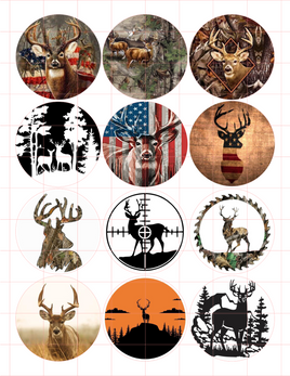 Deer Cardstock Cutouts