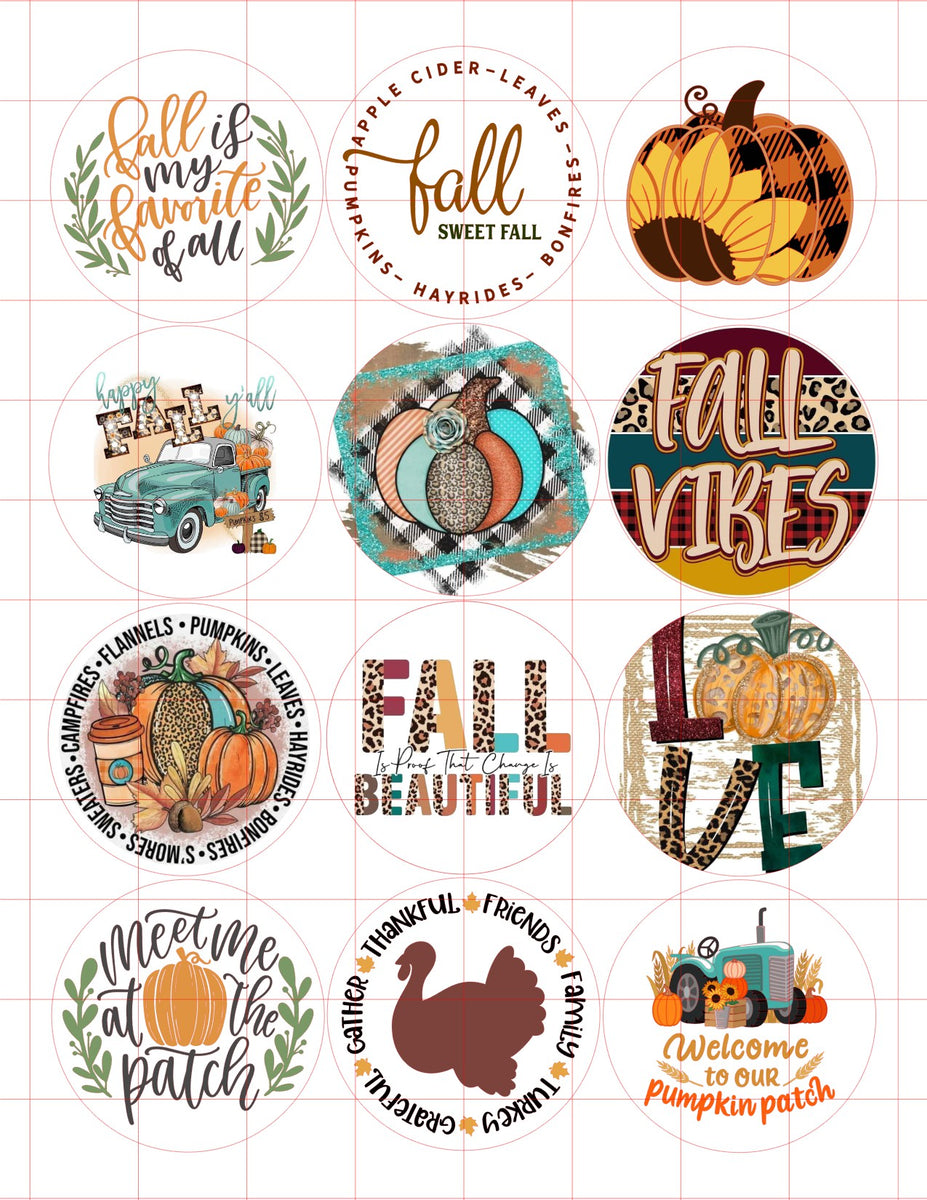 Fall 4 Cardstock Cutouts Southern Scents Fragrances