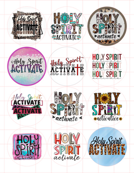 Holy Spirit Activate Cardstock Cutouts