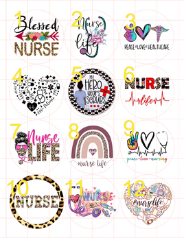Nurse Cardstock Cutouts