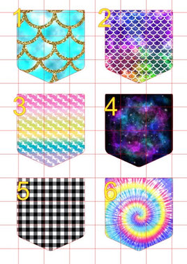 Pockets 11 Cardstock Cutouts