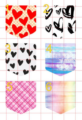 Pockets 9 Cardstock Cutouts