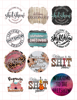 Shitshow Cardstock Cutouts