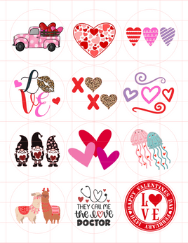 Valentine's Day 1 Cardstock Cutouts